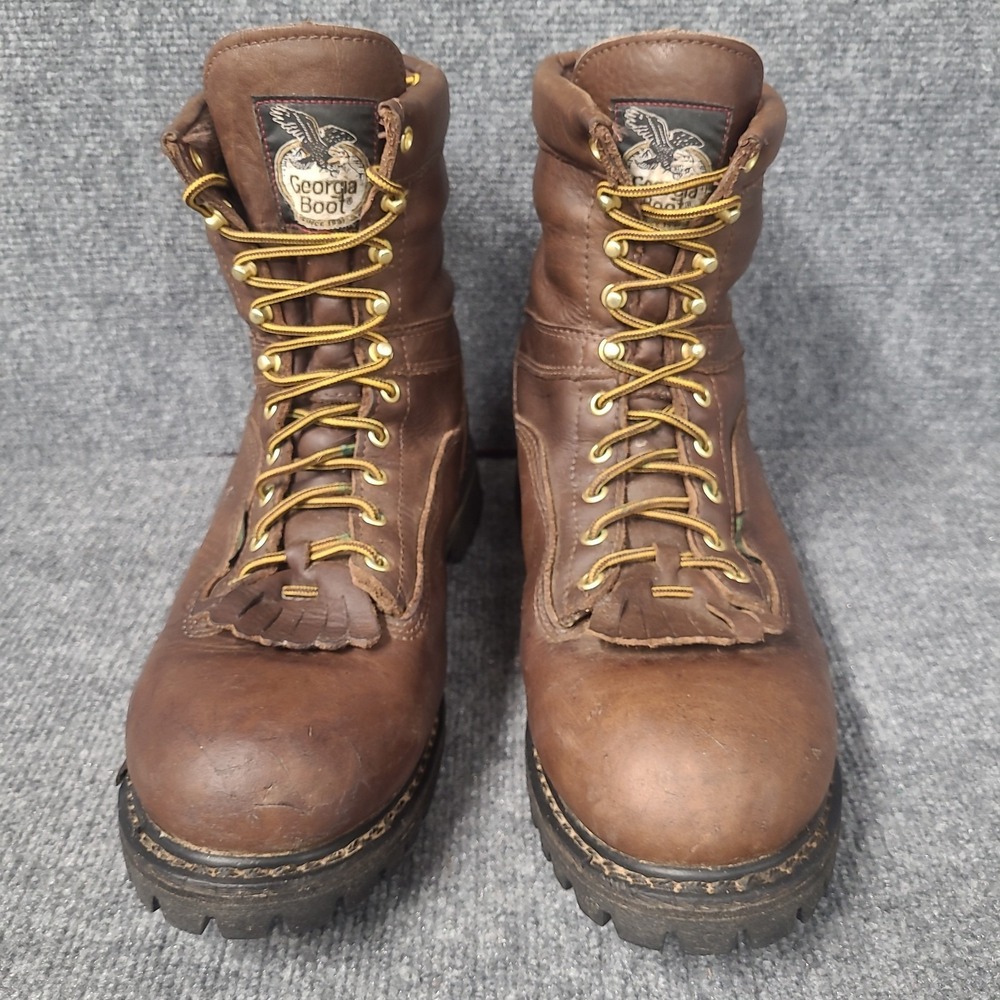 GEORGIA BOOT LACE-TO-TOE WATERPROOF WORK BOOTS G8041 US 13 W - Picture 3 of 15